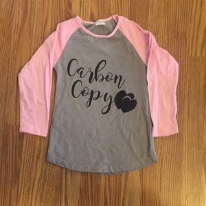 Girls 3/4 length sleeve shirt size 6-6x xl
